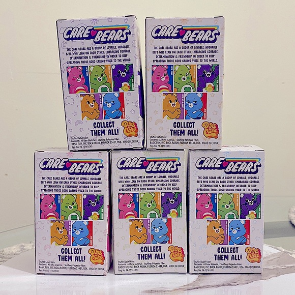 ☀️Care Bears - Micro Plush - Complete Set of 5 - Picture 2 of 7